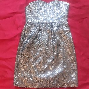 NWT - JB byJulie Brown Sequined Strapless  (S)